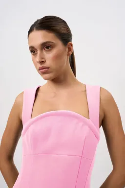 By Johnny Elara Curve Midi Dress Size 12 for rent on The Volte - image 2