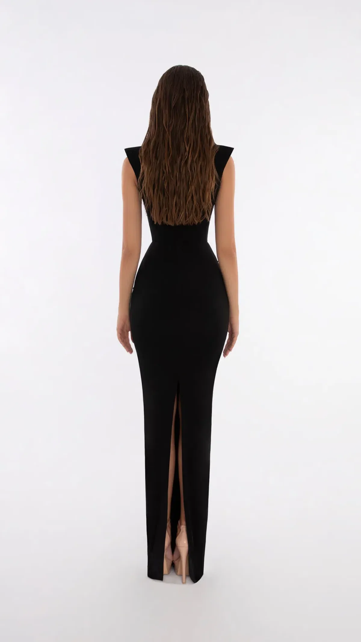 Albina Dayla Halter Neck Spider Dress Black Size 12 - Image 2