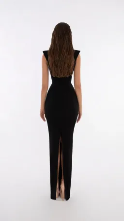 Albina Dayla Halter Neck Spider Dress Black Size 12 for rent on The Volte - image 2