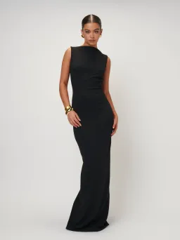 Effie Kata Verona Gown Black Size 8 for rent on The Volte - image 1