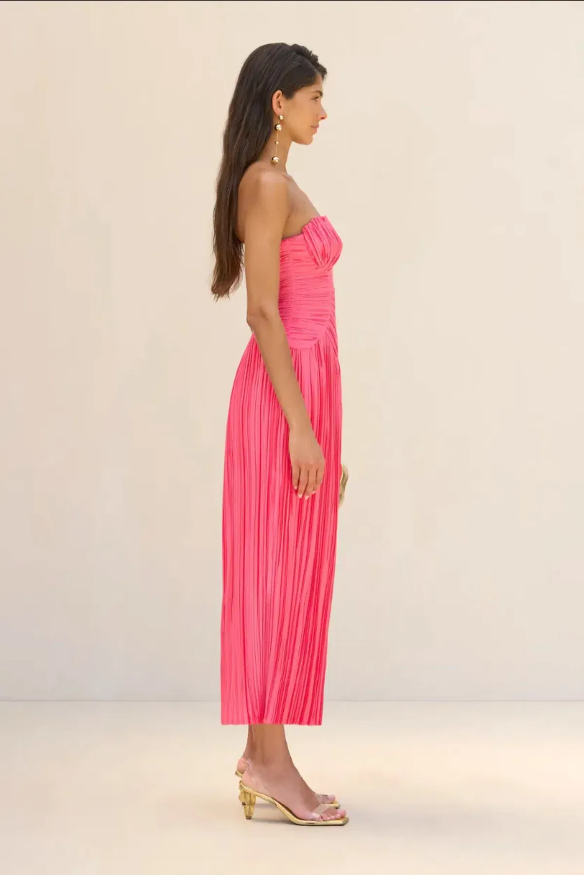 Cult Gaia Ashika Gown Sangria Size AU 8 - Image 6