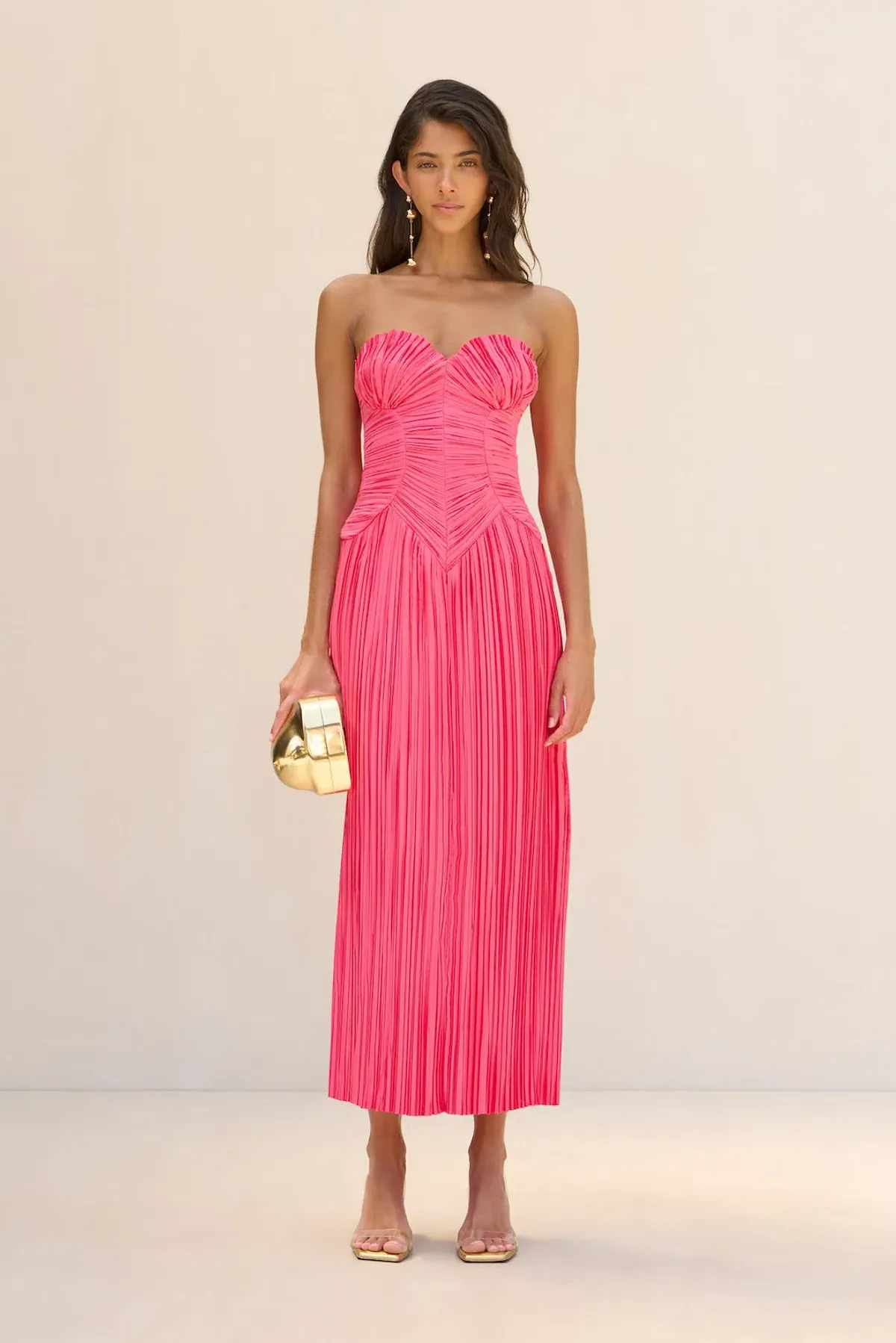 Cult Gaia Ashika Gown Sangria Size AU 8 - Image 2