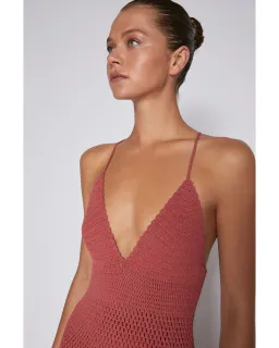 Scanlan Theodore Hand Crochet Dress Sienna Size AU 6 for rent on The Volte - image 2