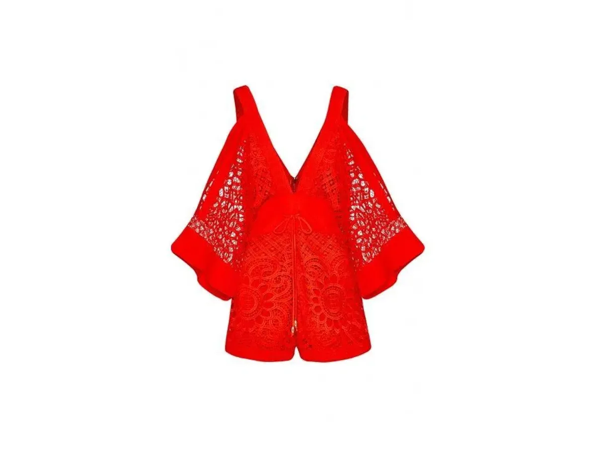 Alice McCall Keep Me There Playsuit Red Size AU 6 - Image 3