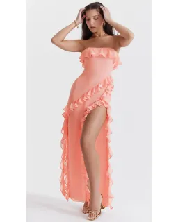 House of CB Sarina Dress Peach Size Small / AU 8 for rent on The Volte - image 2