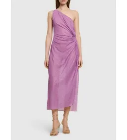 Oséree Lumiere Knot Dress Purple Size 10  for rent on The Volte - image 1