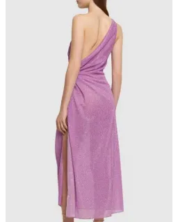 Oséree Lumiere Knot Dress Purple Size 10  for rent on The Volte - image 3