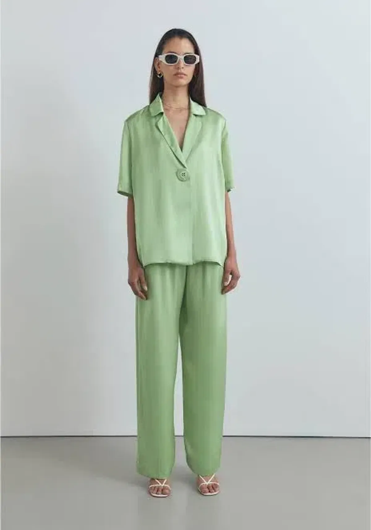 Viktoria and Woods Chorus Shirt & Pilot Pants Set Tarragon Size 1 (AU 8) - Image 3