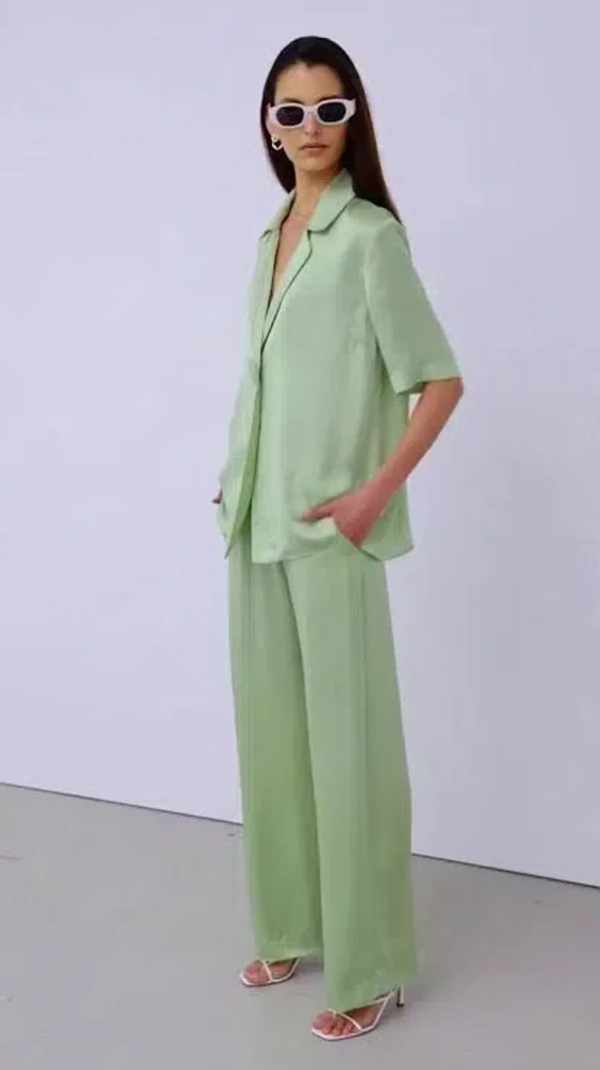Viktoria and Woods Chorus Shirt & Pilot Pants Set Tarragon Size 1 (AU 8) - Image 2