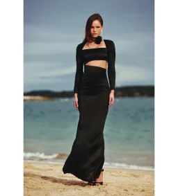 Sonya Moda Ruba Cutout Maxi Dress Black Size AU 12 for rent on The Volte - image 1