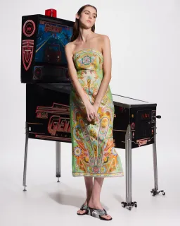 Alemais Pinball Bodice Dress Multi Size AU 12 for rent on The Volte - image 1