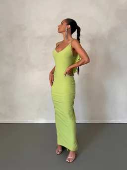 Melani The Label Bella Dress Lime Size M / AU 10 for rent on The Volte - image 1