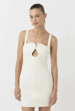 Camilla and Marc Brixton Mini Dress in Cream Size 8  for rent on The Volte - image 2