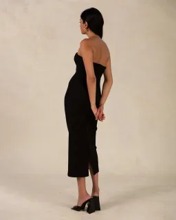 Misha Elin Midi Dress Black Size 10/M for rent on The Volte - image 2