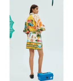 Alemais Paradiso Mini Dress Multi Print Size AU 10 for rent on The Volte - image 4