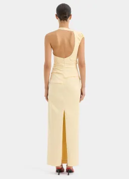 Sir The Label Giacomo Gathered Gown Butter Size 0 / AU 6 for rent on The Volte - image 2
