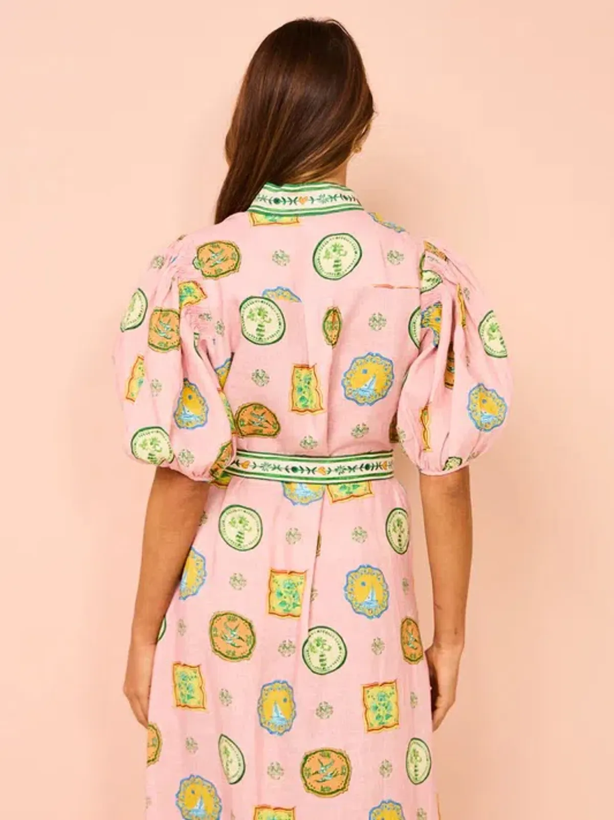 Alemais Porcelain Shirtdress Multi Size 10 - Image 3