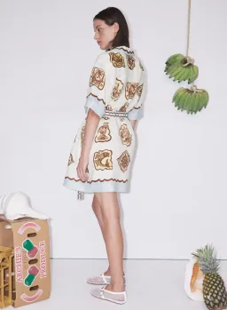 Alemais Relic Mini Dress Print Size 12 for rent on The Volte - image 2