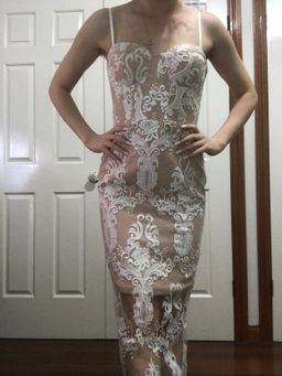 Elle Zeitoune Victoria Gown White Size 6 for rent on The Volte - image 3
