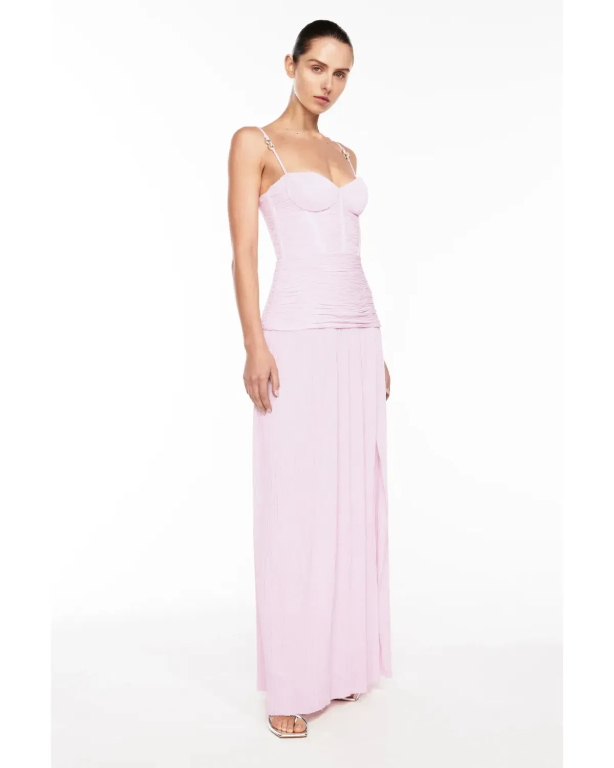Manning Cartell Double Time Pleat Dress in Hydrangea Size AU 8 - Image 2