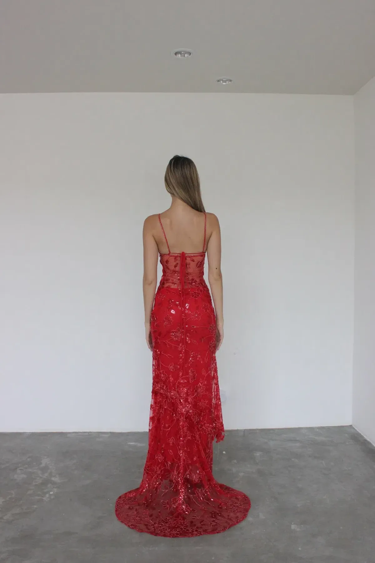 Cha Collective  Delilah Maxi Dress Red Size S / AU 8 - Image 3