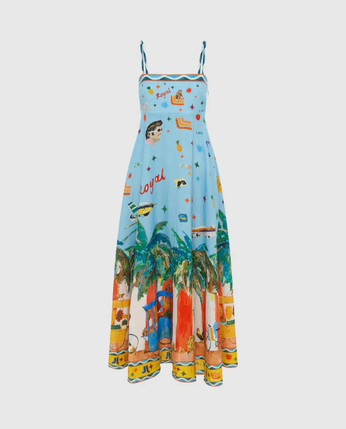 Alemais All Aboard Sundress Print Size 10 - Image 4