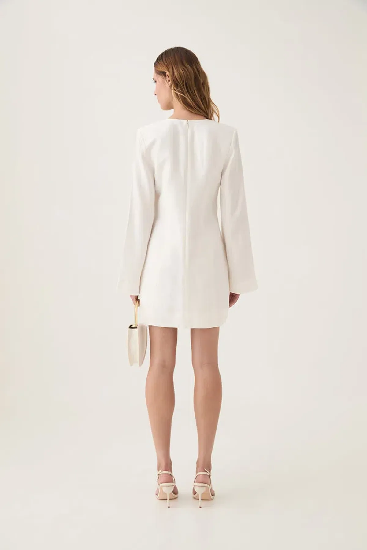Aje Bettina Pendant Mini Dress White Size 12 - Image 3
