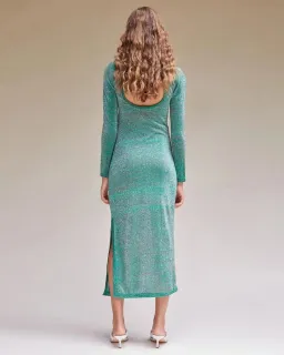 Suboo Aylish Long Sleeve Knit Dress Green Size Small / AU 10 for rent on The Volte - image 3