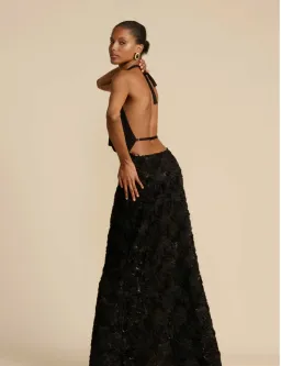 Arcina Ori Adriana Dress in Black Size AU 6 for rent on The Volte - image 3