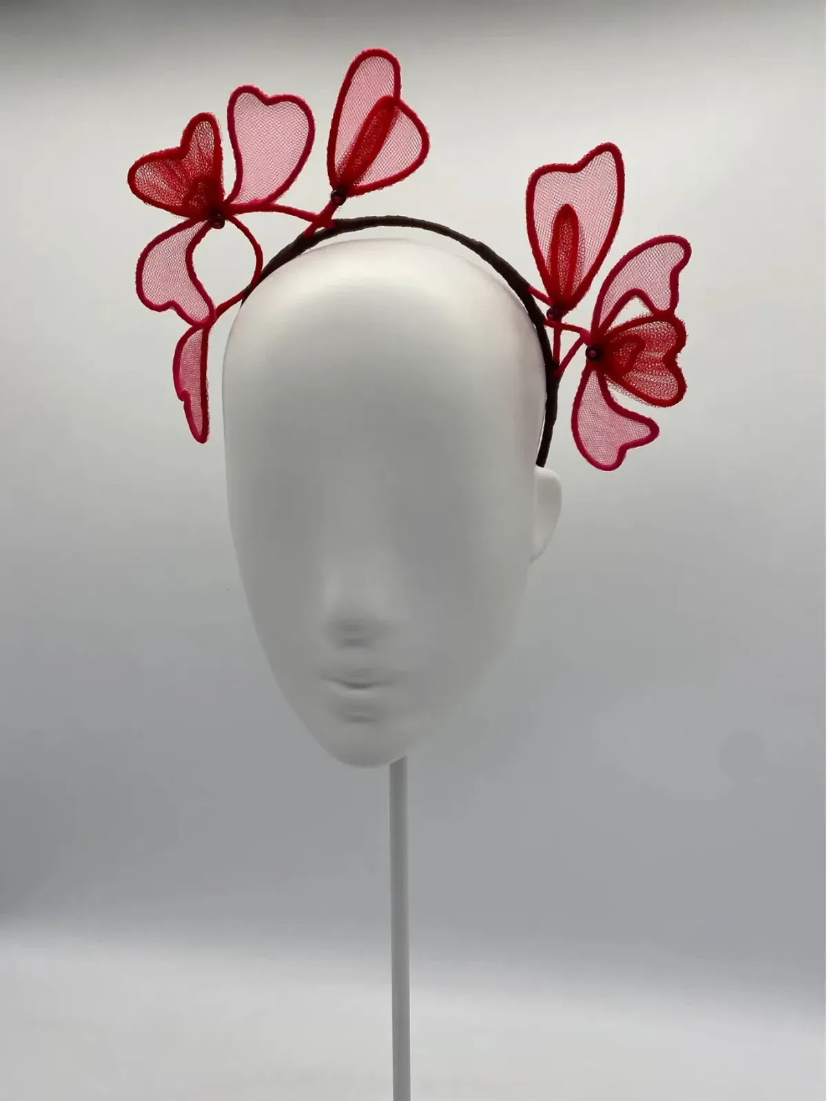 Head to Heart Headpiece by Lisa Hughes Millinery  - Image 2