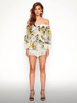 Alice Mc Call Le Fluer Playsuit Print Size 6 for rent on The Volte - image 1