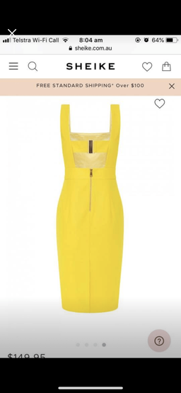 Sheike Renegade Dress - Citrus  for rent on The Volte - image 4