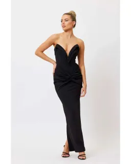 Bianca & Bridgett Adriana Dress Black Size AU 14 for rent on The Volte - image 1