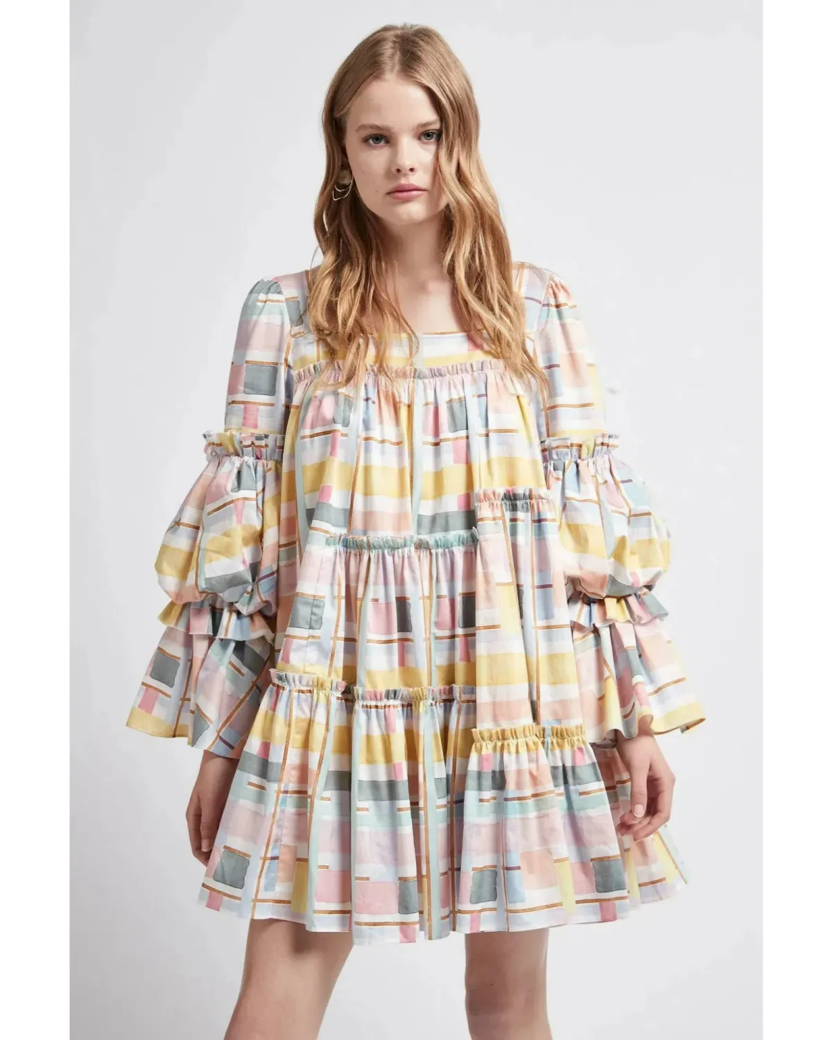 Aje L’Esprit Mini Dress Multi Size AU 6 - Image 2