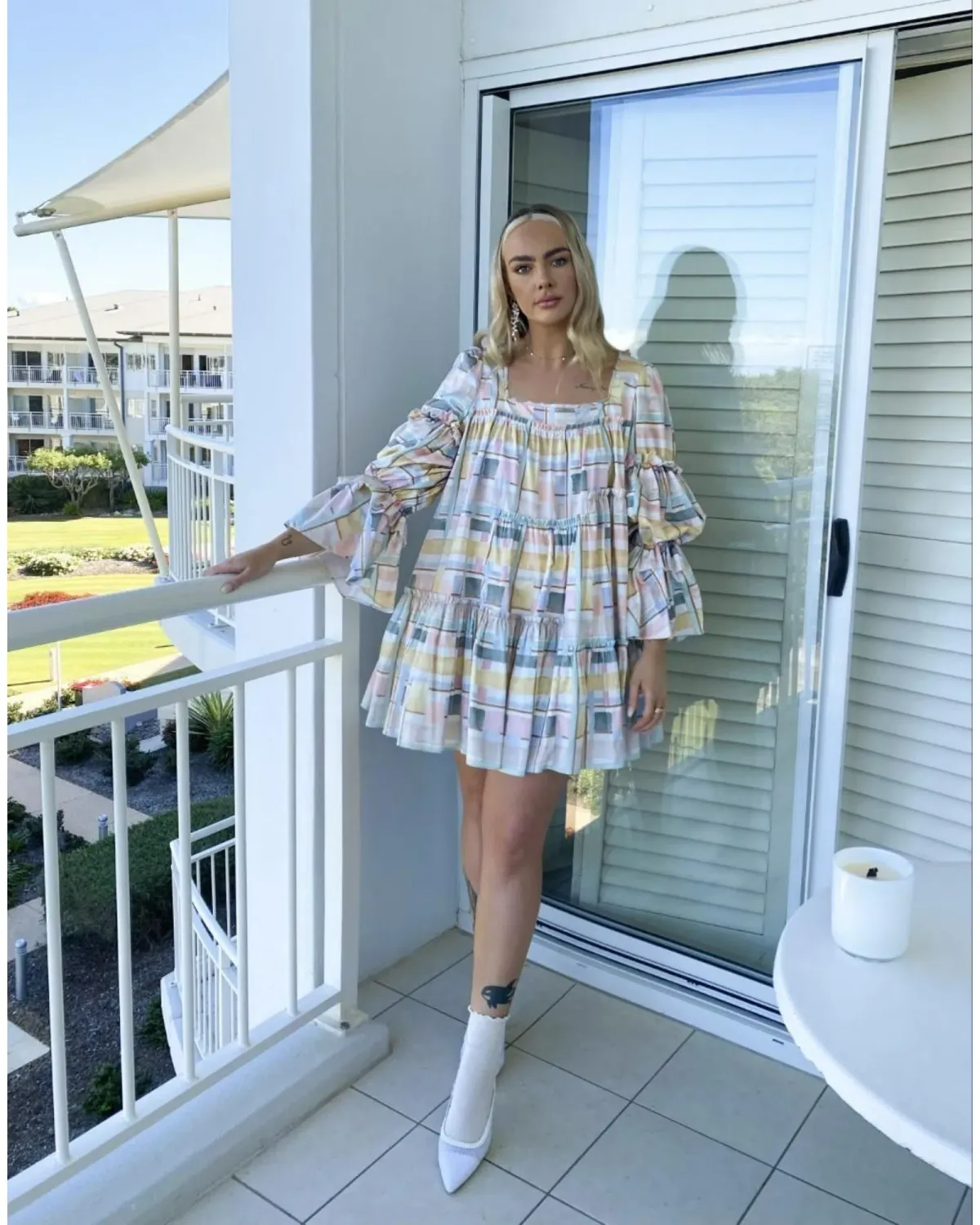 Aje L’Esprit Mini Dress Multi Size AU 6 - Image 1