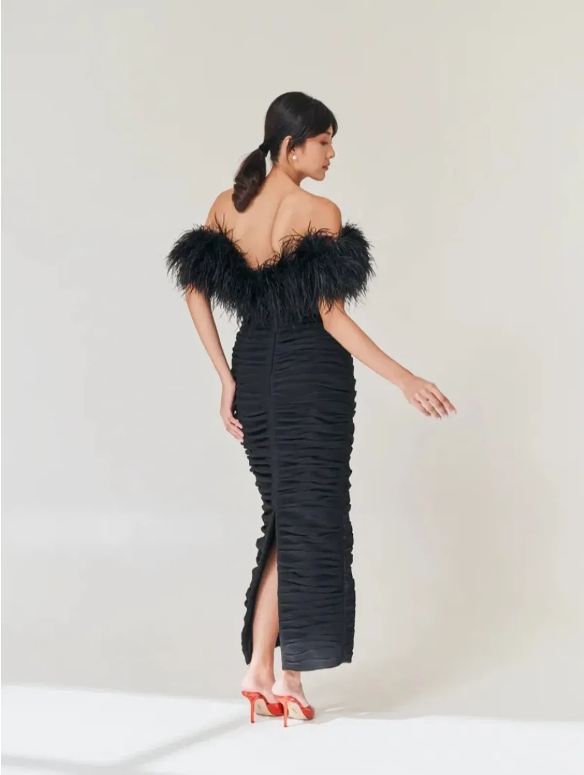 Rachel Gilbert Zion Midi Dress Black Size 4 / AU 14 - Image 4