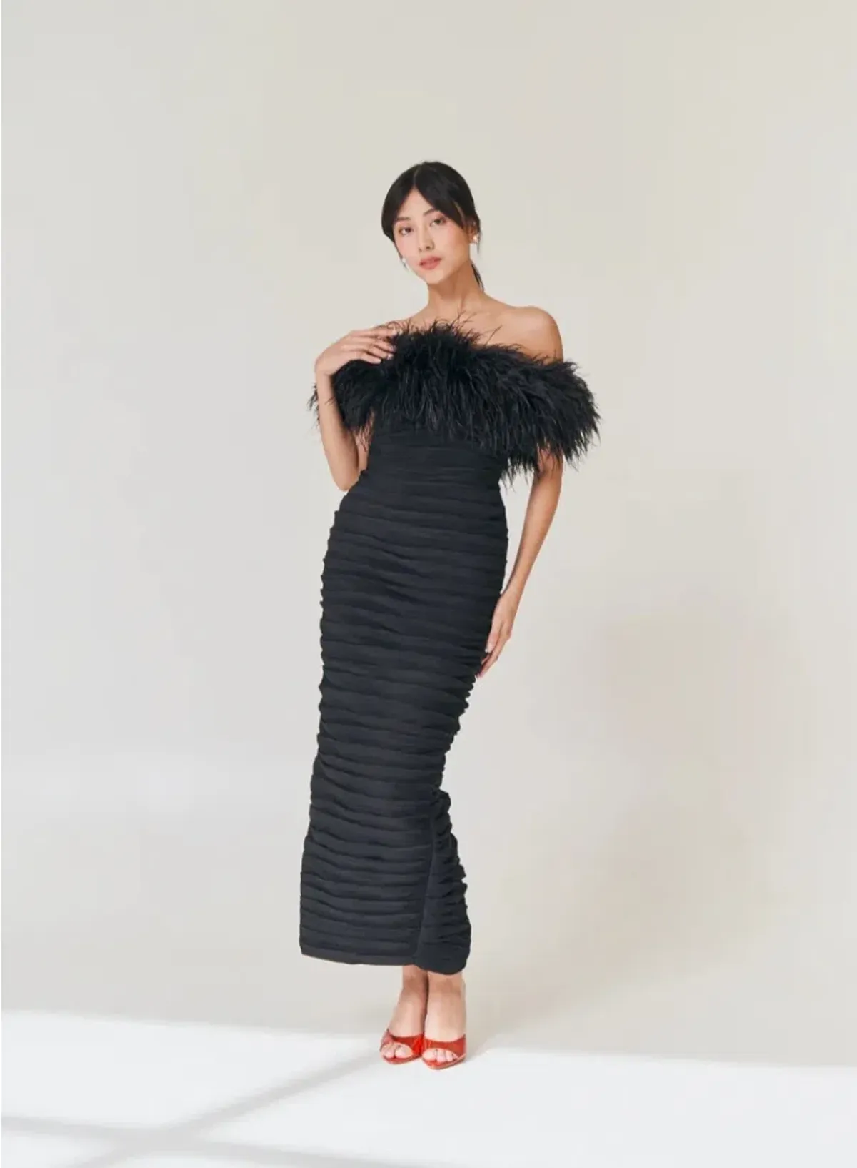 Rachel Gilbert Zion Midi Dress Black Size 4 / AU 14 - Image 2