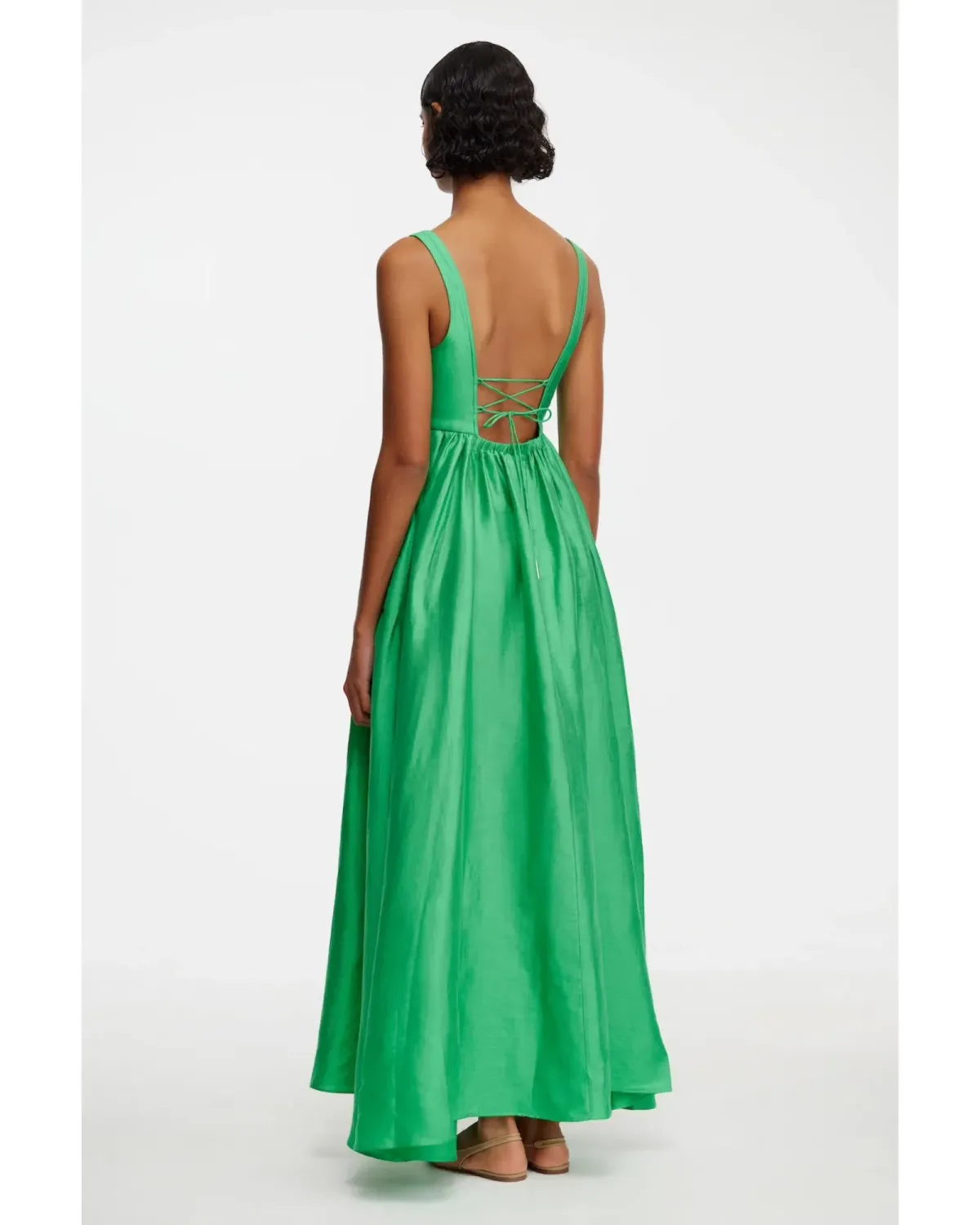 Acler Sandgate Maxi Dress in Shamrock Size AU 10  - Image 3