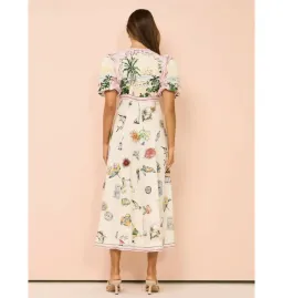 Alemais Sunset Midi Dress Print Size AU 10 for rent on The Volte - image 4