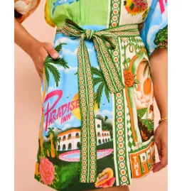 Alemais Paradiso Mini Dress Multi Size AU 10 for rent on The Volte - image 4