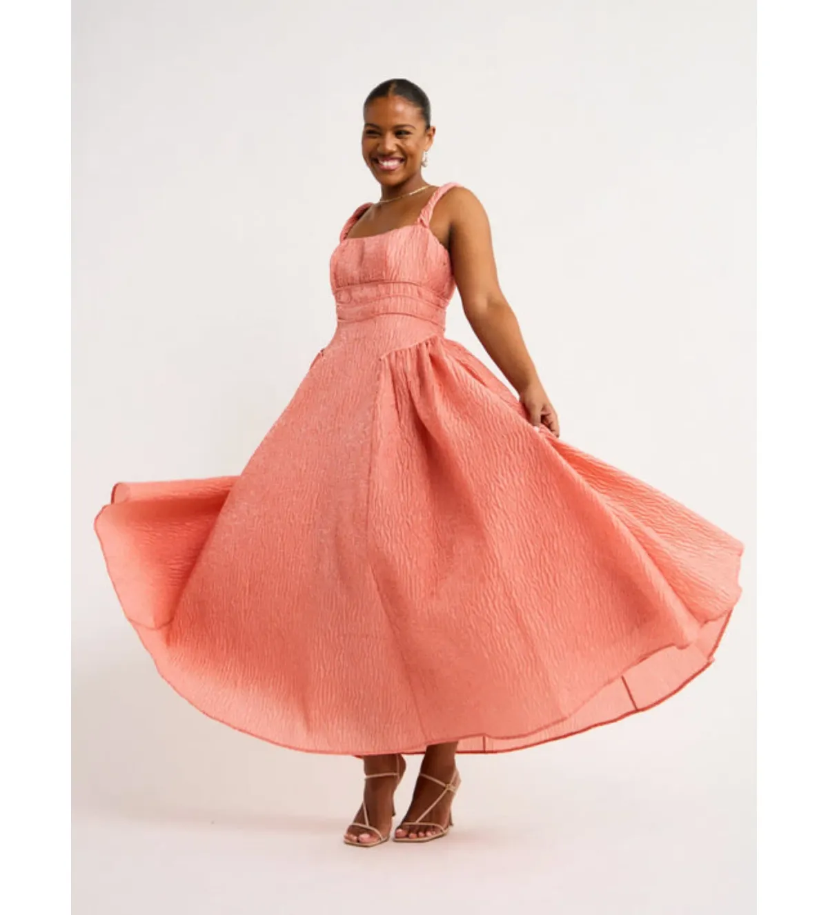 Rachel Gilbert Sophy Strap Dress in Pink Size 8 - Image 1