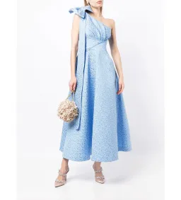 Rachel Gilbert Malea Dress Blue Size 1 for rent on The Volte - image 2