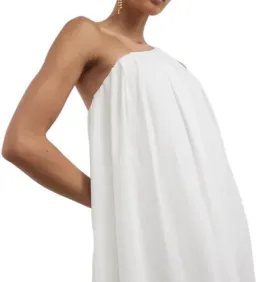 Camilla and Marc Castille One Shoulder Maxi Dress in White Size 10  for rent on The Volte - image 4