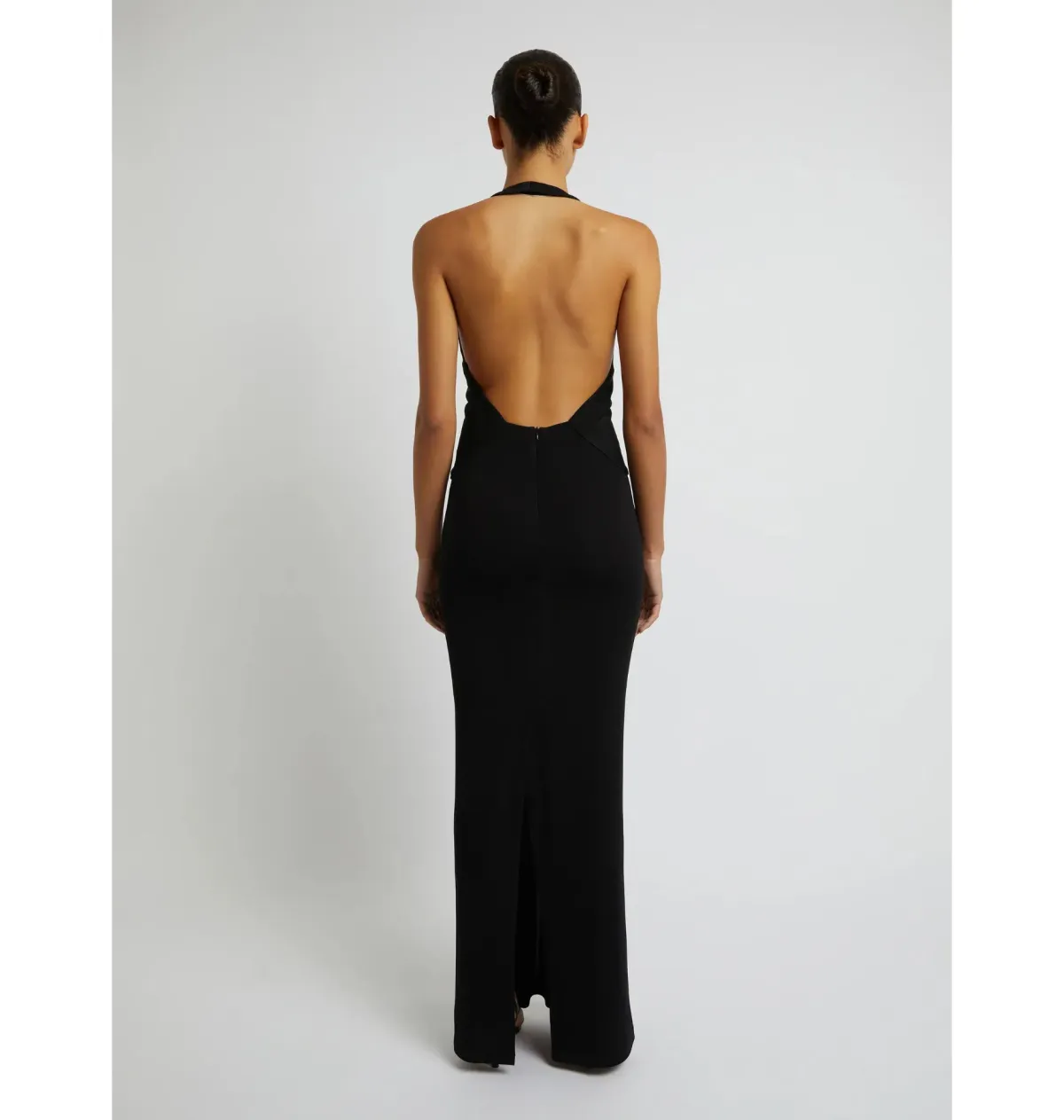Christopher Esber Tailored Sloped Halter Dress In Black Size AU 10 - Image 2