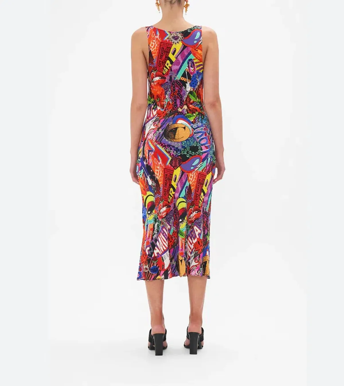 Camilla Bias Slip With Wide Strap in Radical Birth Print Size L (AU 14) - Image 7