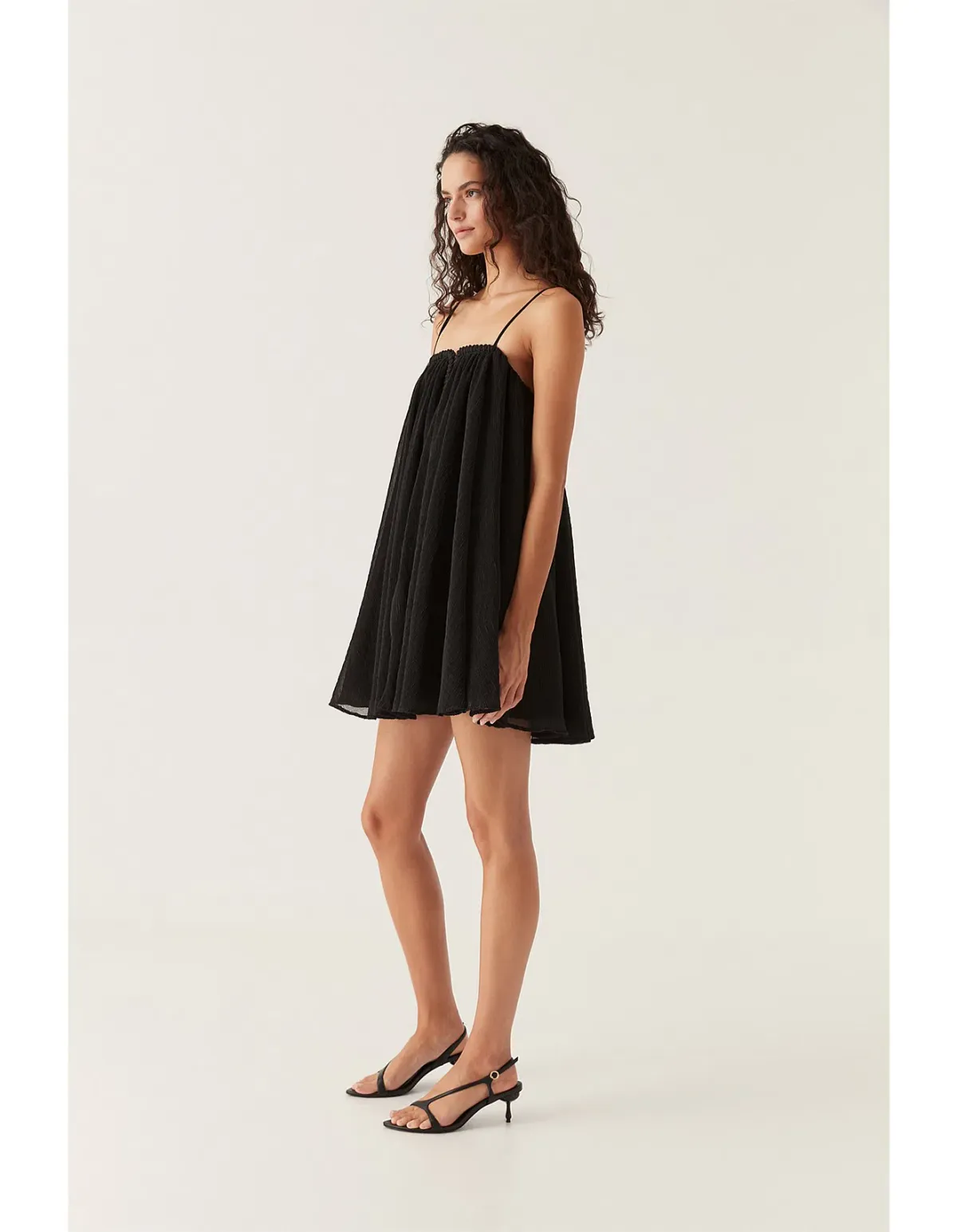 Aje Filigree Sweetheart Mini Dress Black Size 8 - Image 4