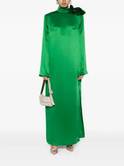 Rachel Gilbert Rosy Full Length Gown Emerald Size 12 for rent on The Volte - image 2