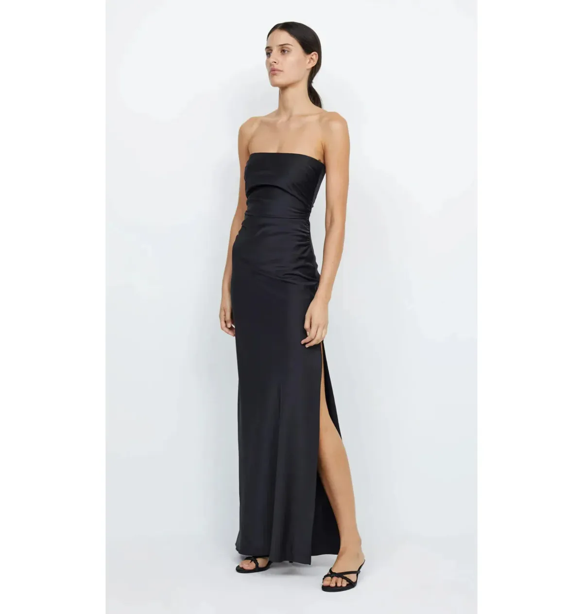 Bec & Bridge Eternity Strapless Maxi Dress Black Size AU 8 - Image 4