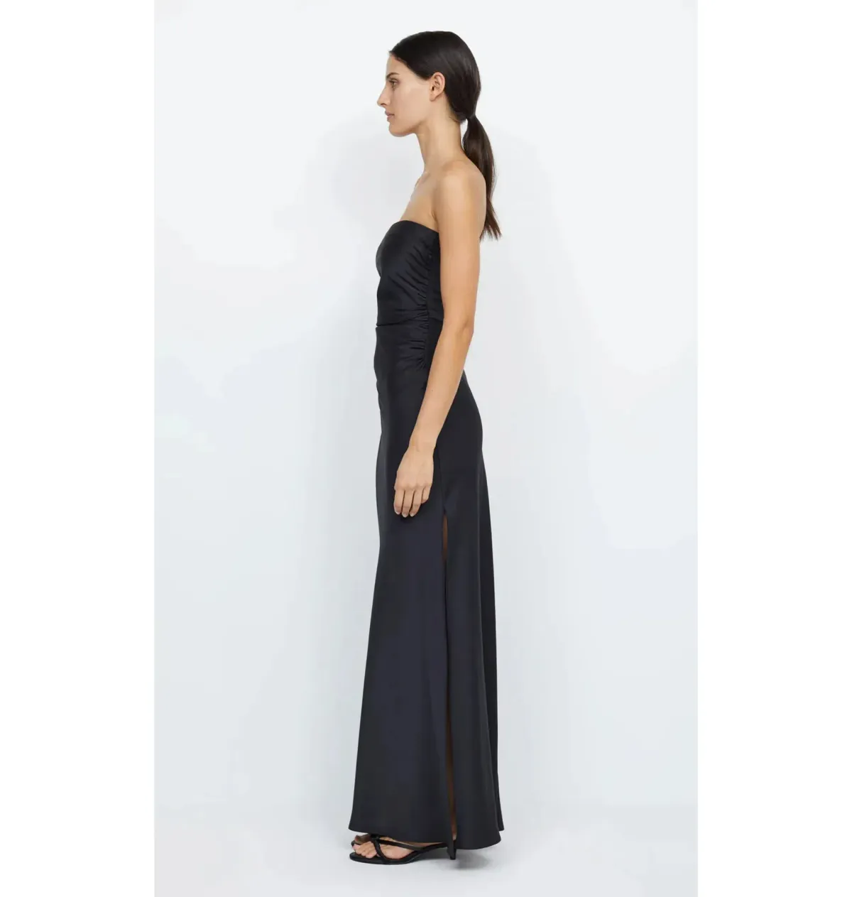 Bec & Bridge Eternity Strapless Maxi Dress Black Size AU 10 - Image 3