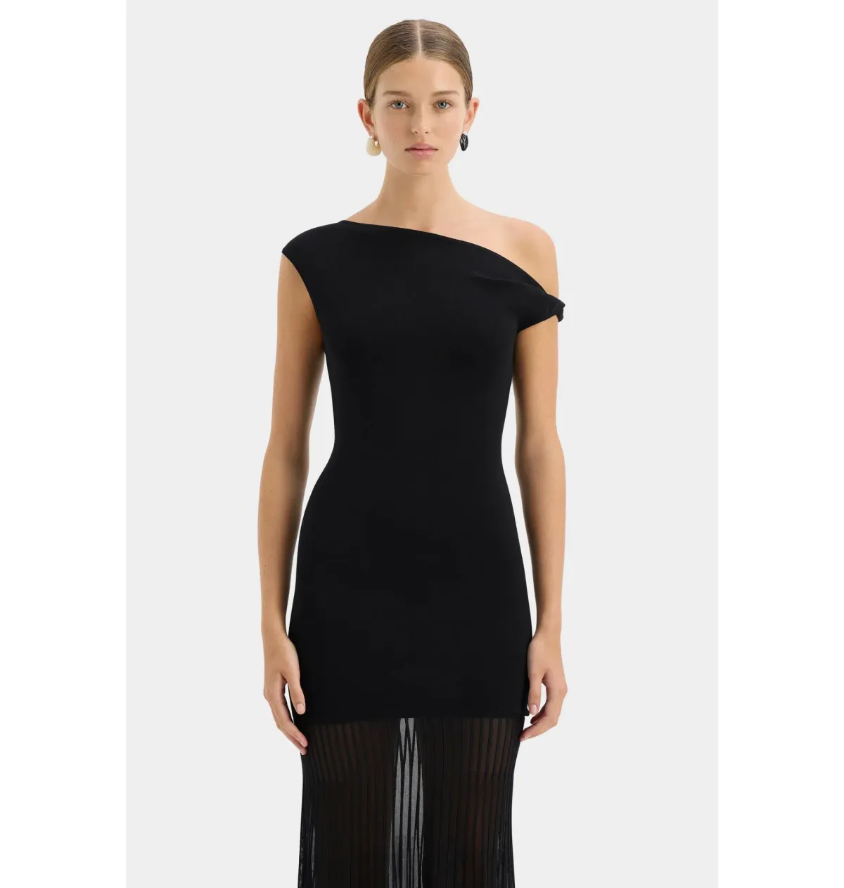 Sir the Label Indigo Twist Dress in Black Size 1 / AU 8 - Image 2